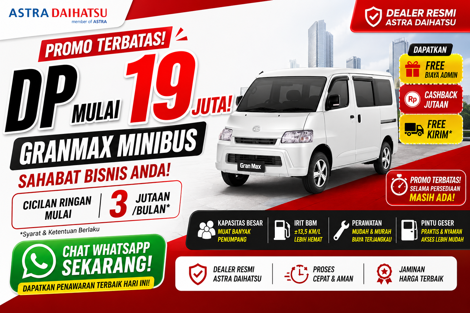 Gran Max Minibus & Blindvan